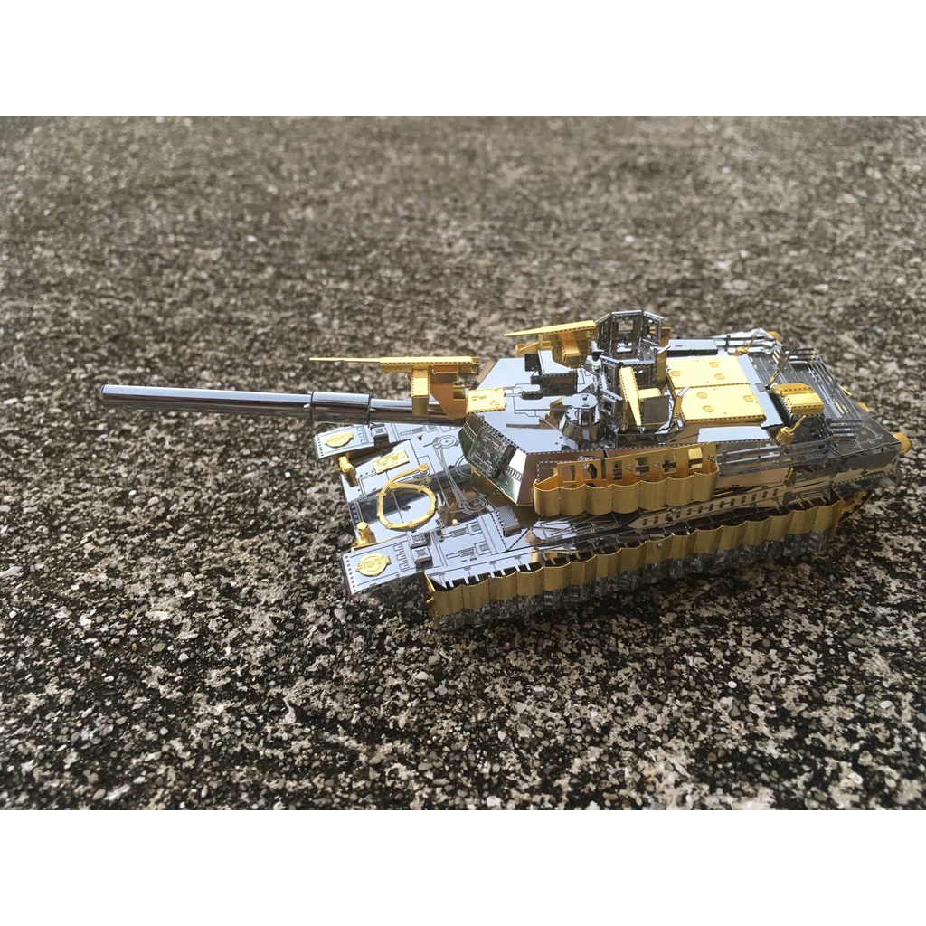 Mô Hình Kim Loại 3D Piececool Xe Tăng M1A2 (chưa ráp)
