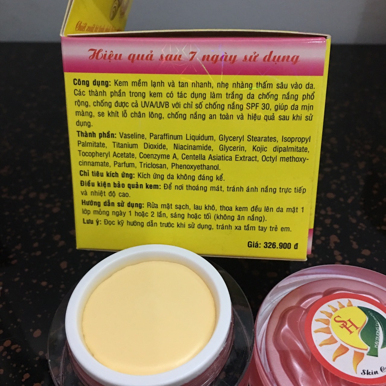 Kem dưỡng da chống nắng 30g SH Today Vàng