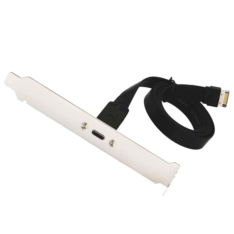 Usb 3.1 type c front panel header extension cable,type e to usb 3.1 type c cable,internal adapter cable,with panel