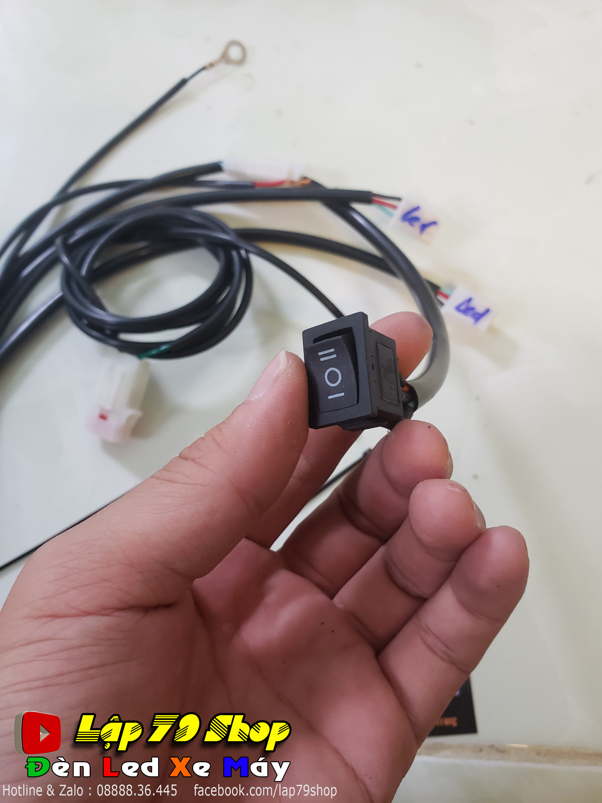 [LẬP 79 CENTER] Mạch Gắn Đèn Trợ Sáng Bi Cầu Mini