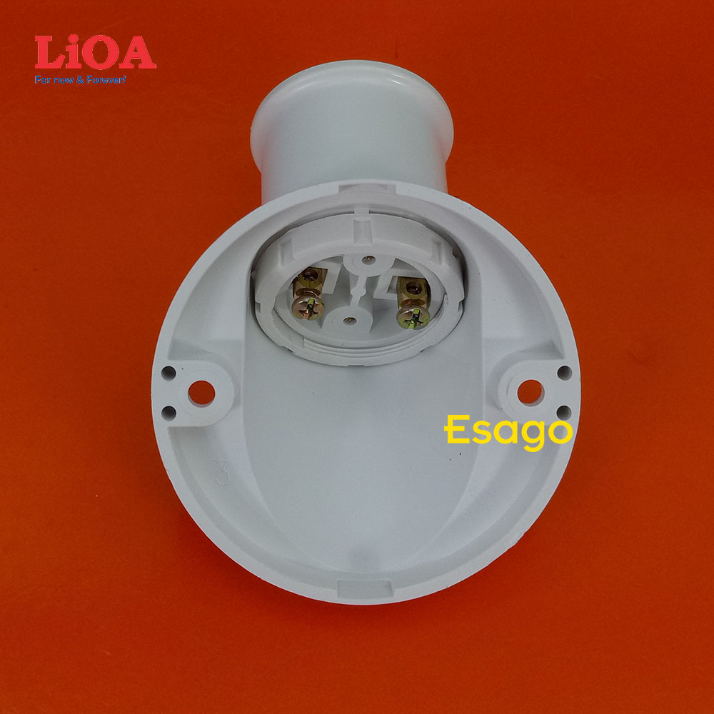 Combo 10 chiếc đui đèn chéo 45 độ đui xoáy E27 LiOA - DDX45