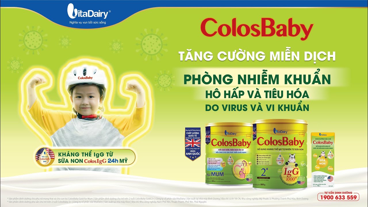 Sữa Colosbaby Số 1+ Hộp 800g