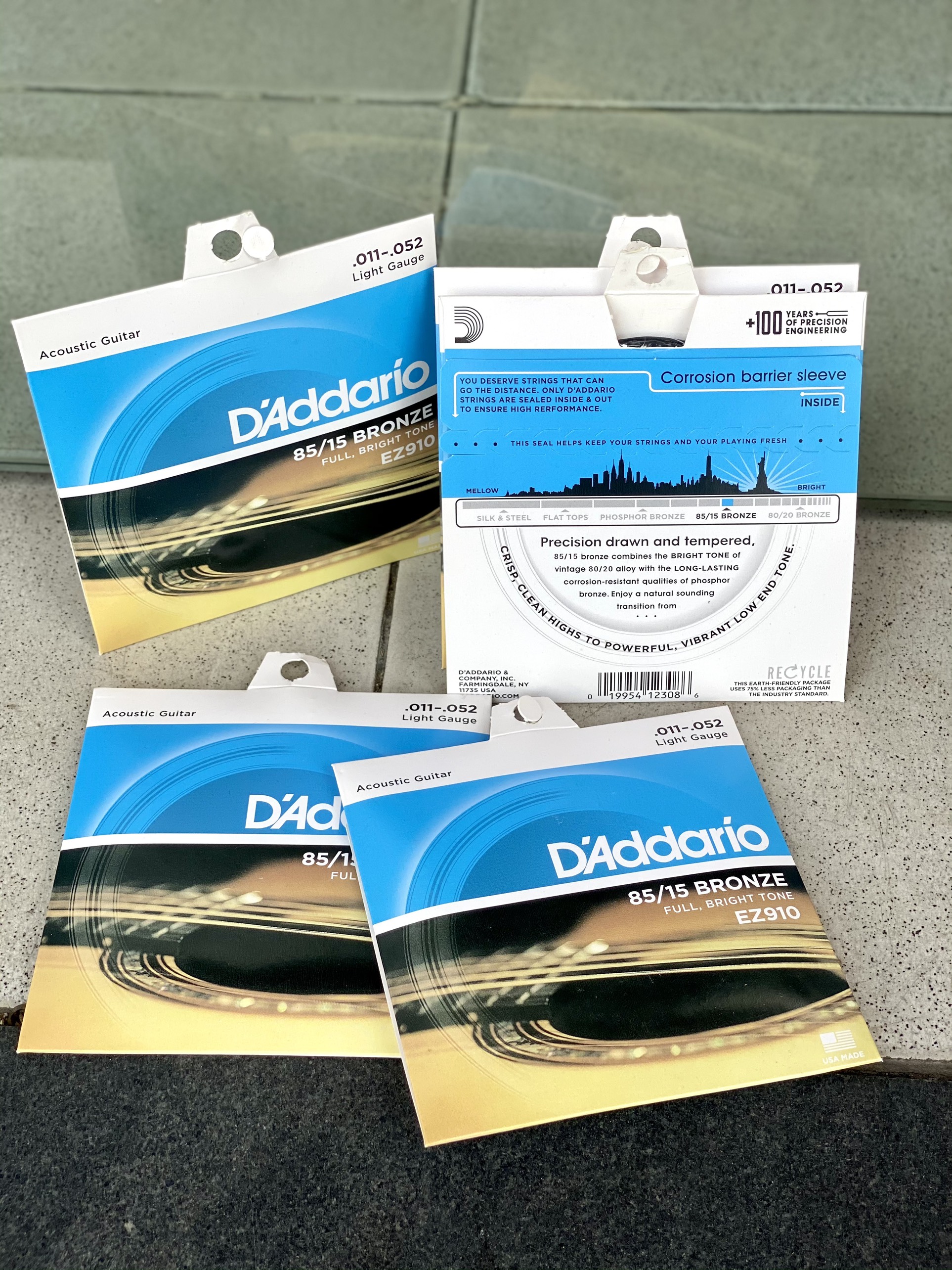 [HCM]Dây đàn guitar Guitar Acoustic D’Addario EZ910