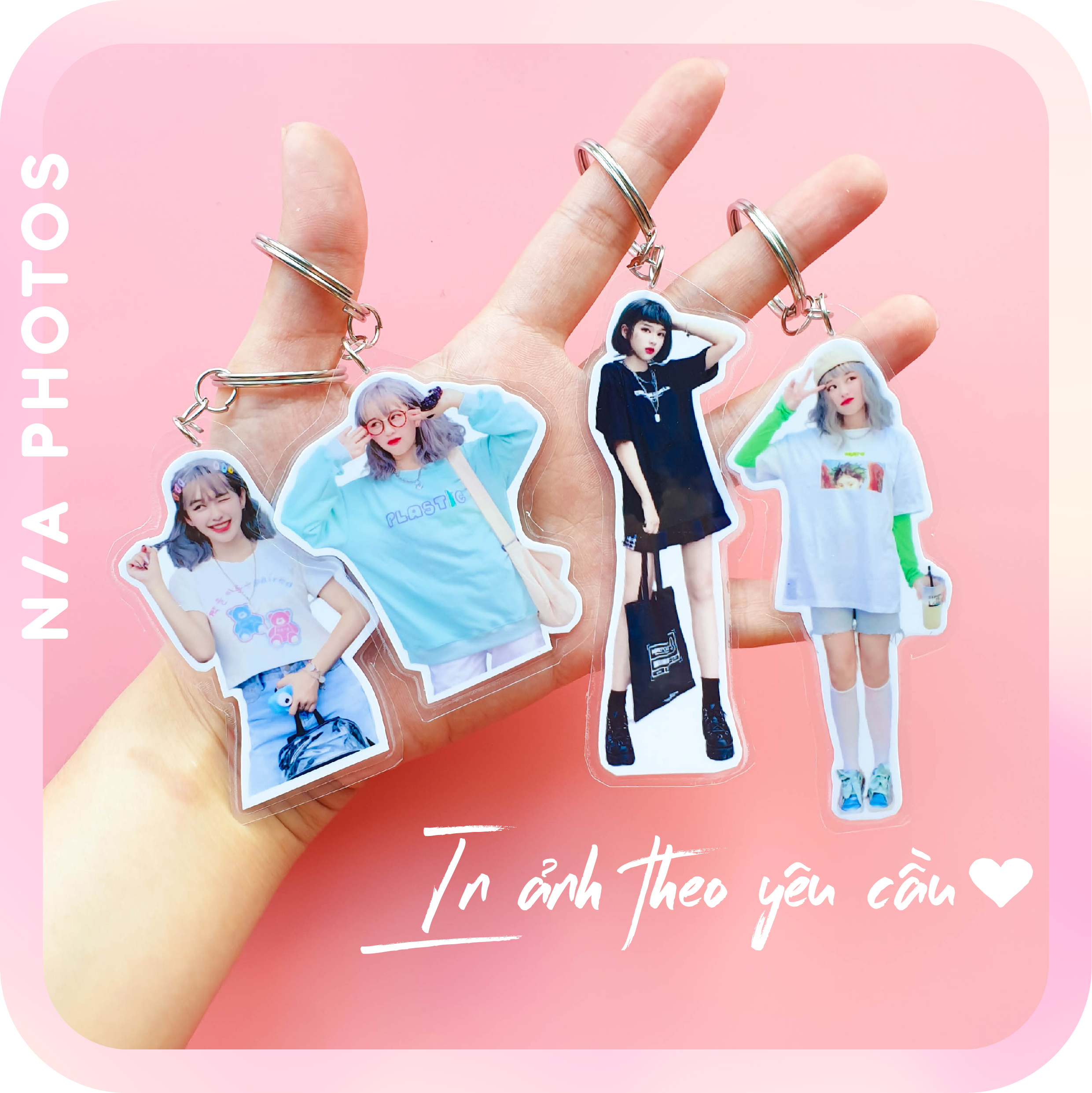 Móc khoá Chibi - Làm theo yêu cầu