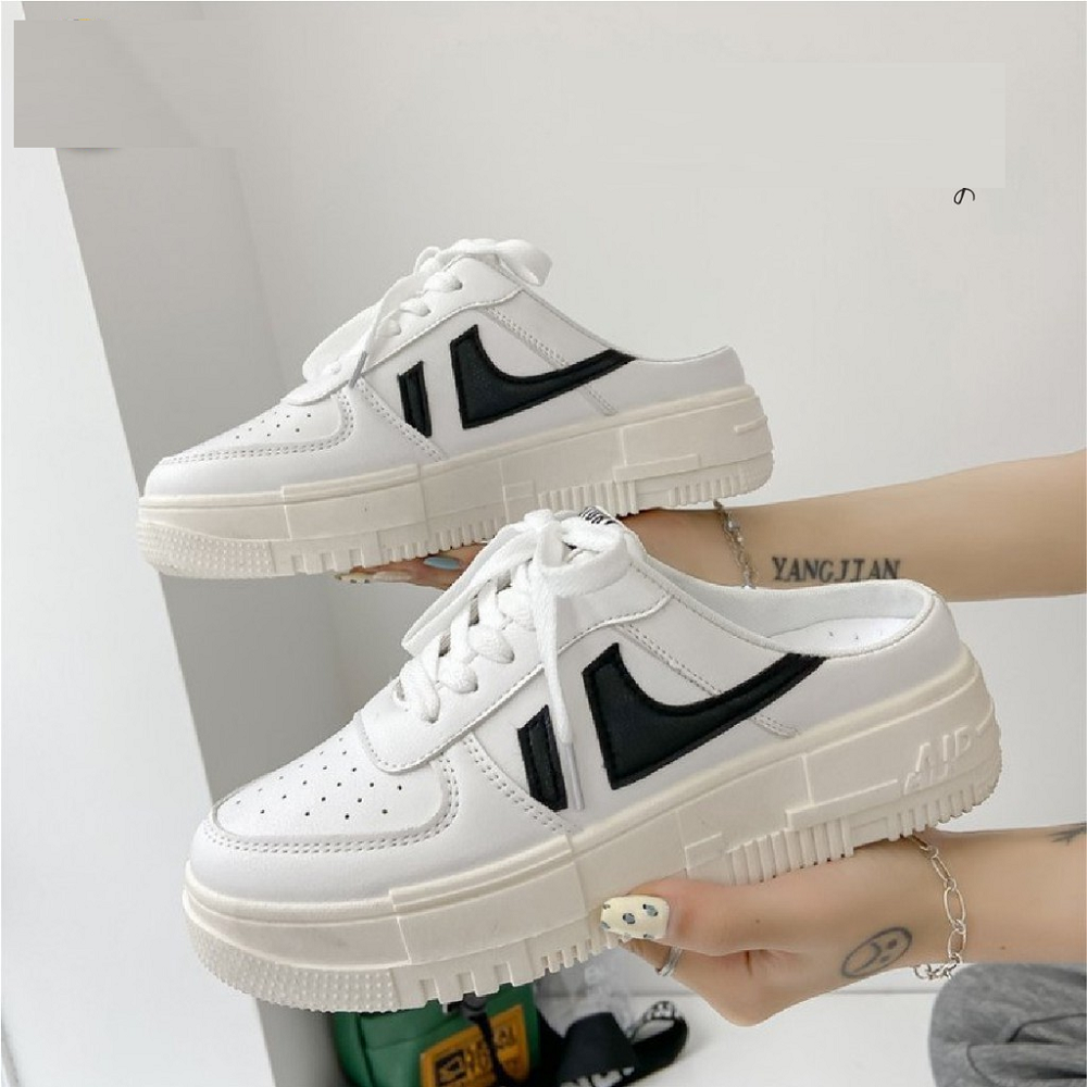 HOÀN TIỀN 15% - Giày sục bata đế bằng / Giày sục thể thao nữ thời trang / Giày dẫm gót / Sục bata đạp gót đế bánh mì 5cm mã 1860