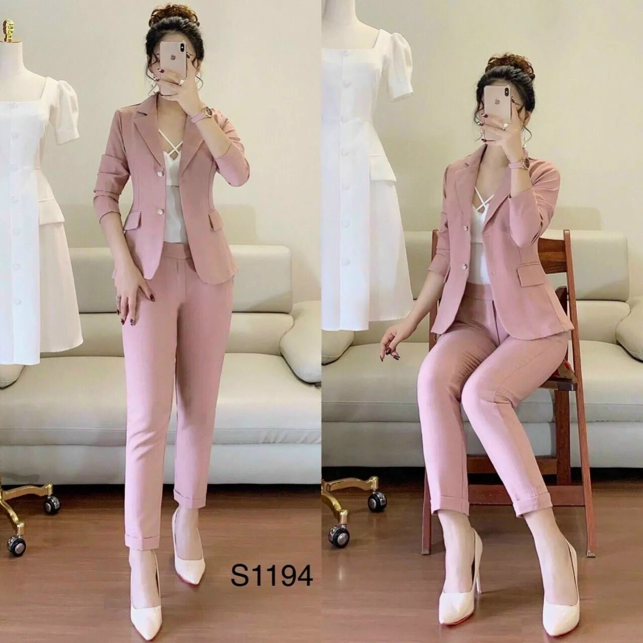 sét vest 3 món sang trọng