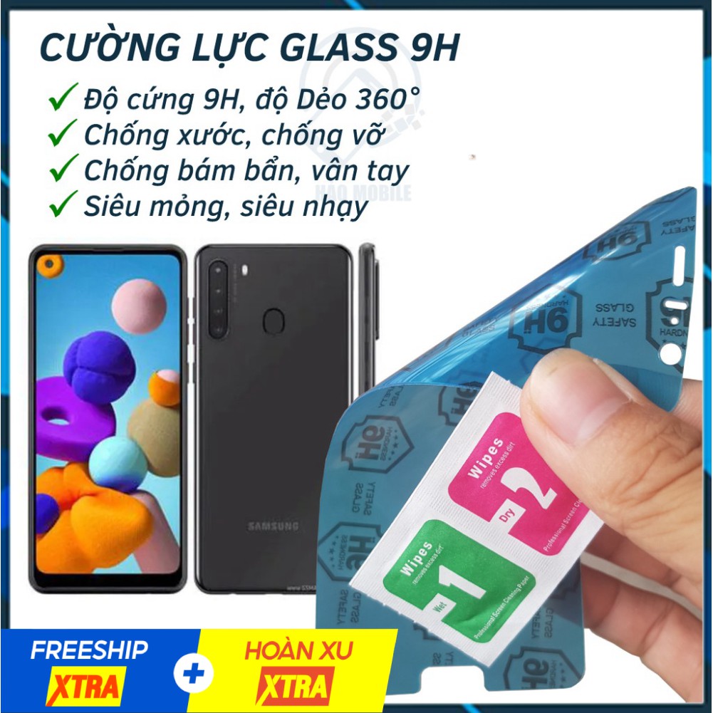 Dán cường lực dẻo nano Samsung A21