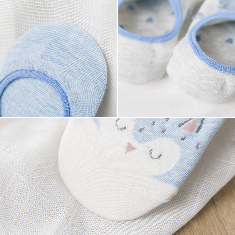[HCM]Set 5 Đôi Tất / Vớ Cổ Thấp Style Hàn Quốc Cực Cute