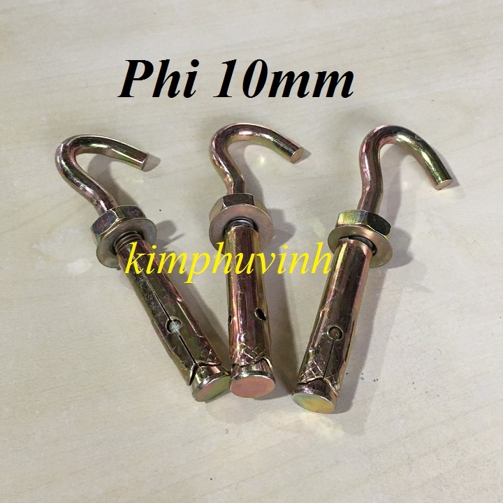 05 con -TẮC KÊ MÓC 10MM - NỞ SẮT MÓC PHI 10