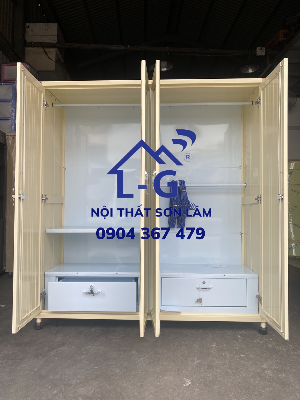 TỦ SẮT TRUNG HƯNG THÁO LẮP ĐƯỢC - TỦ SẮT QUẦN ÁO