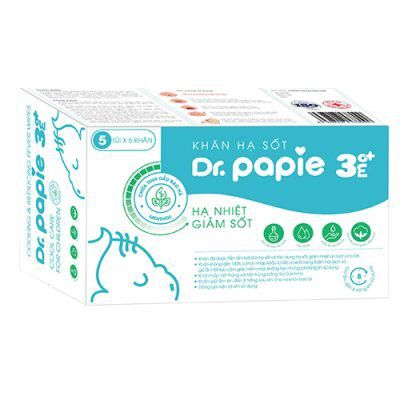 KHĂN LAU HẠ SỐT DR.PAPIE CHO BÉ