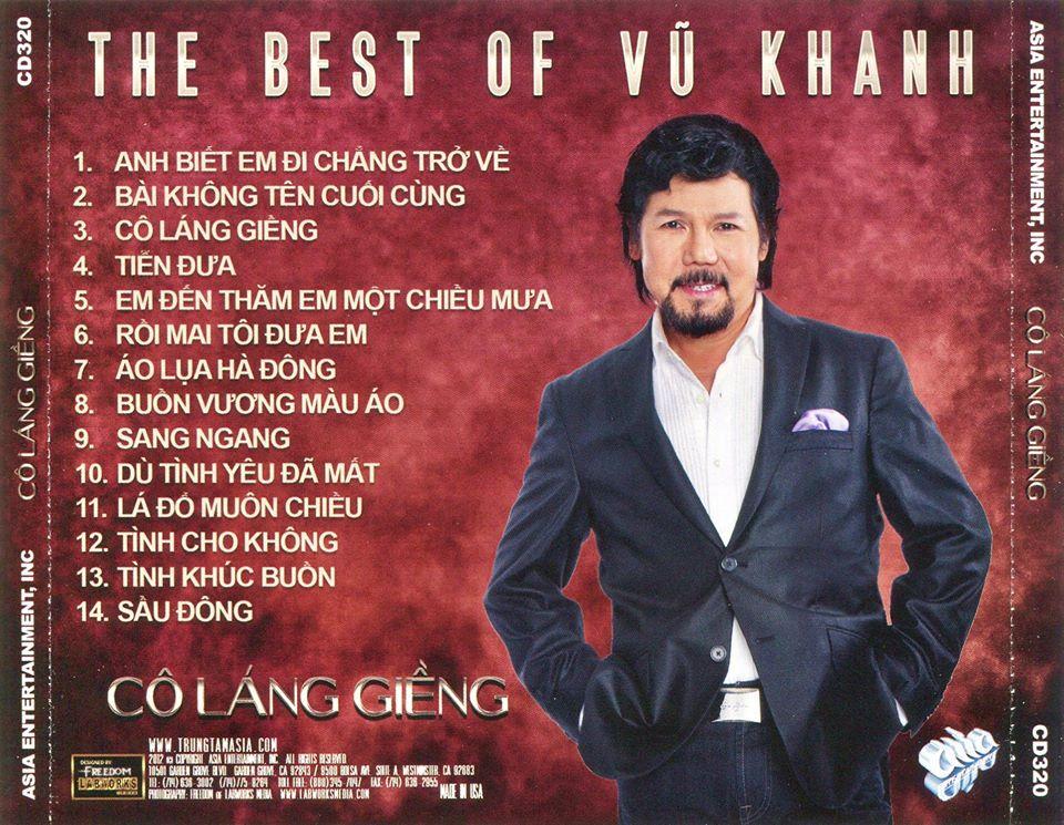[MDCD] 2 Đĩa CD Nhạc Vũ Khanh chọn lọc