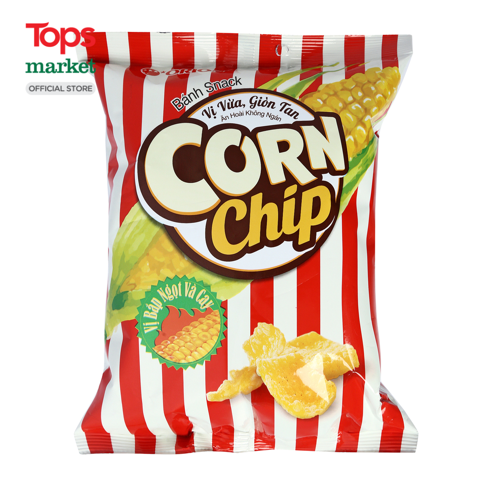 Snack Corn Chip Vị Bắp Ngọt Và Cay Gói 35G