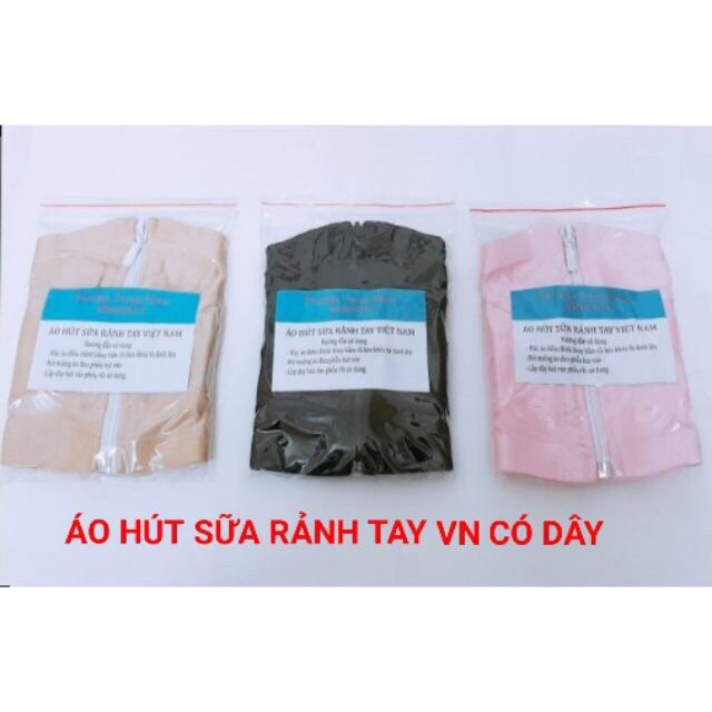 Áo Hút Sữa Rảnh Tay VN Freesize ( Chất đẹp - Có Dây )