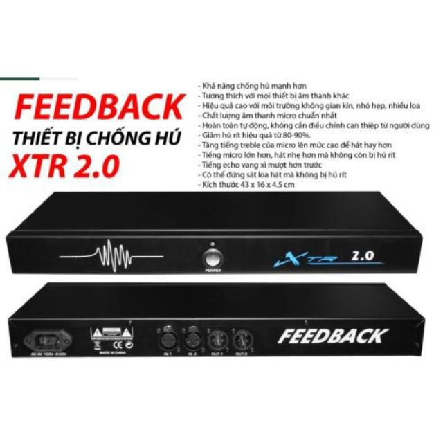 Chống hú micro Xtr 2.0
