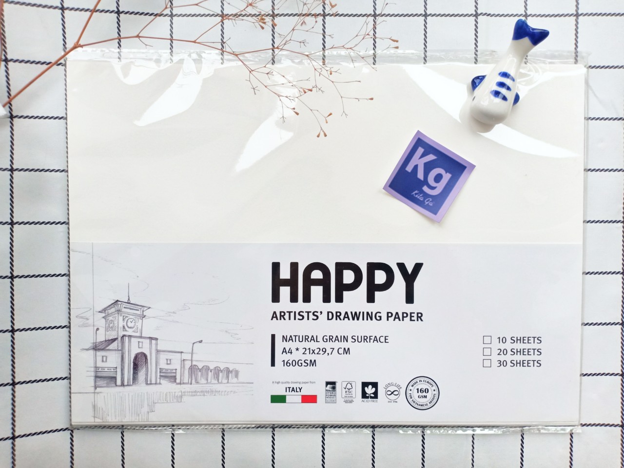 Giấy vẽ màu nước Happy