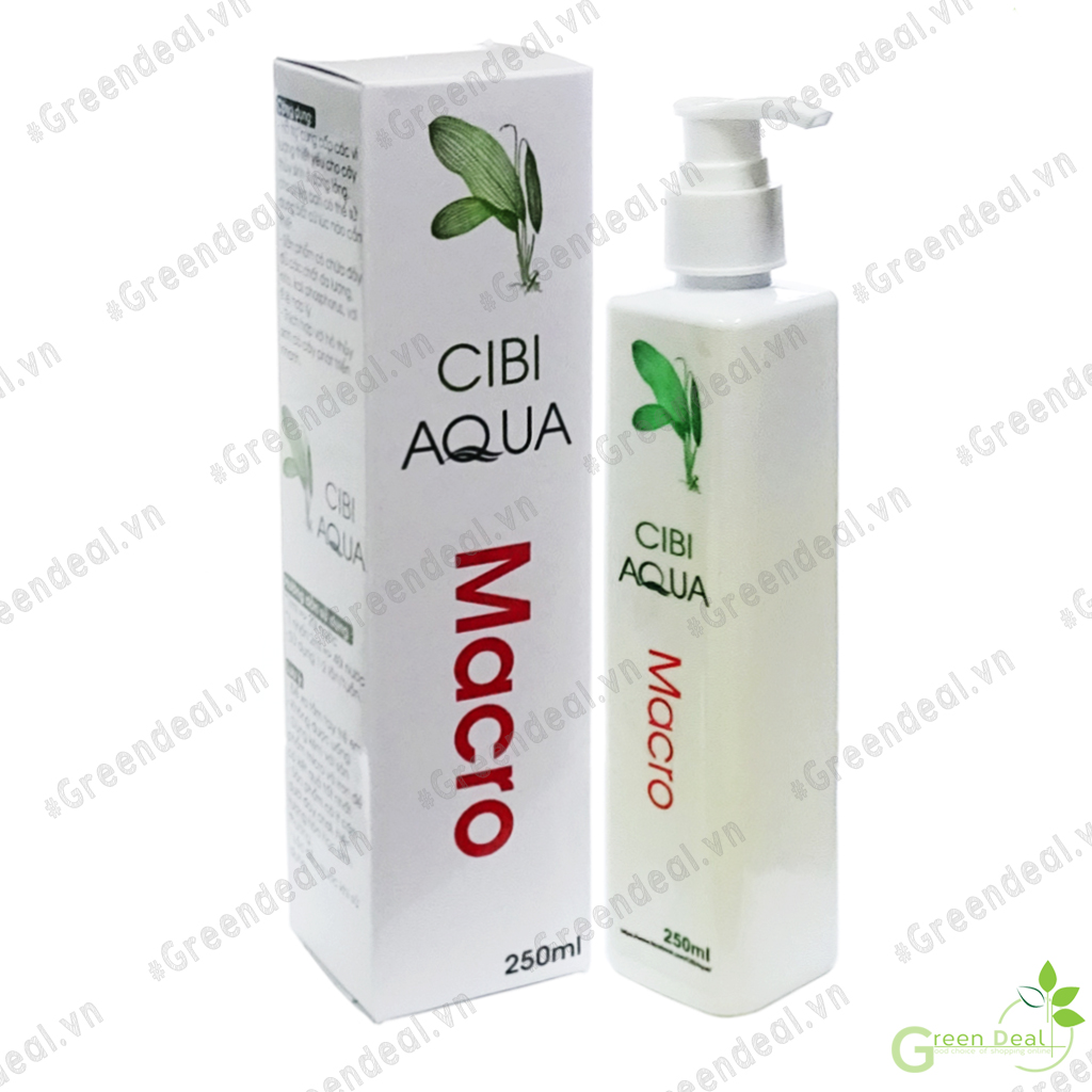CIBI AQUA - Macro (Chai 250 ml) | Phân nước đa lượng cho cây thủy sinh