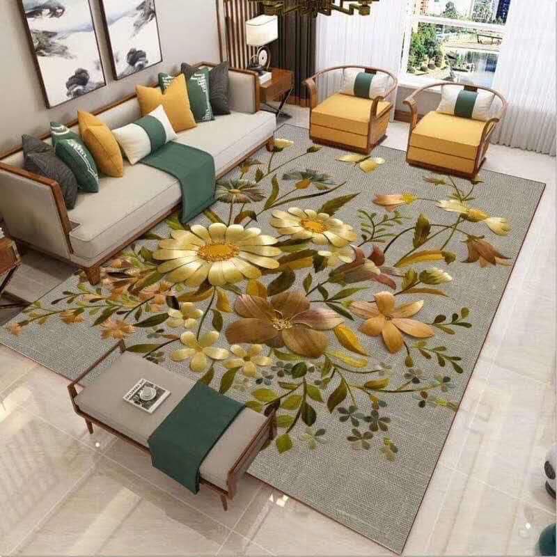 Thảm trải sàn mẫu hoa 2x3m 180520