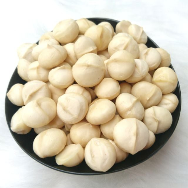 Hạt Macca Nứt Vỏ - Hạt VIP Size Lớn Thượng Phẩm (Hộp 500g)