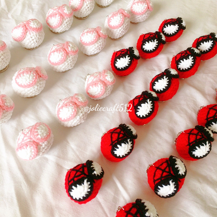 Móc khóa len người nhện spiderman