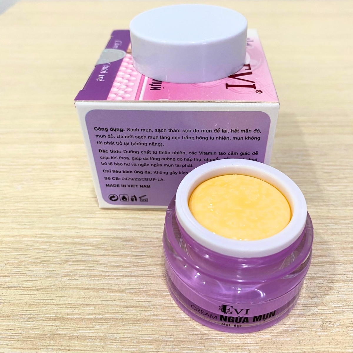 Mỹ phẩm EVI - Kem ngừa mụn evi (15g)