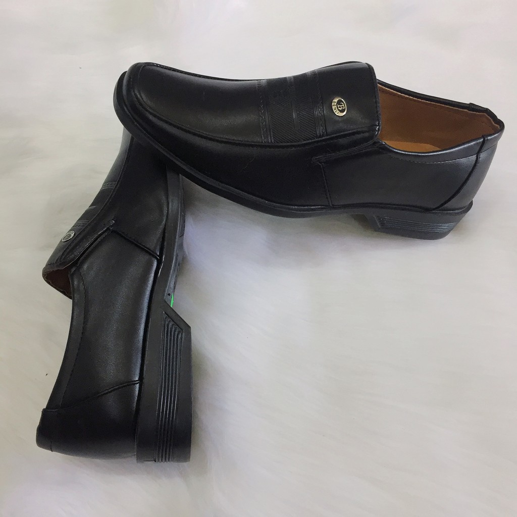 Giày lười trung niên da mềm may đế ( Shop Vina Store )