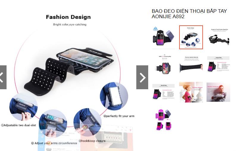BAO ĐEO ĐIỆN THOẠI BẮP TAY AONIJIE A892