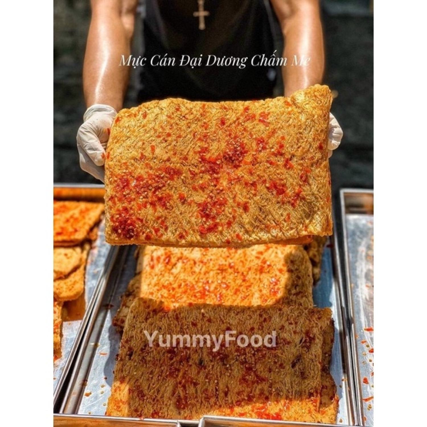 Mực Cán Đại Dương Chấm Me - 200gr/ Hộp
