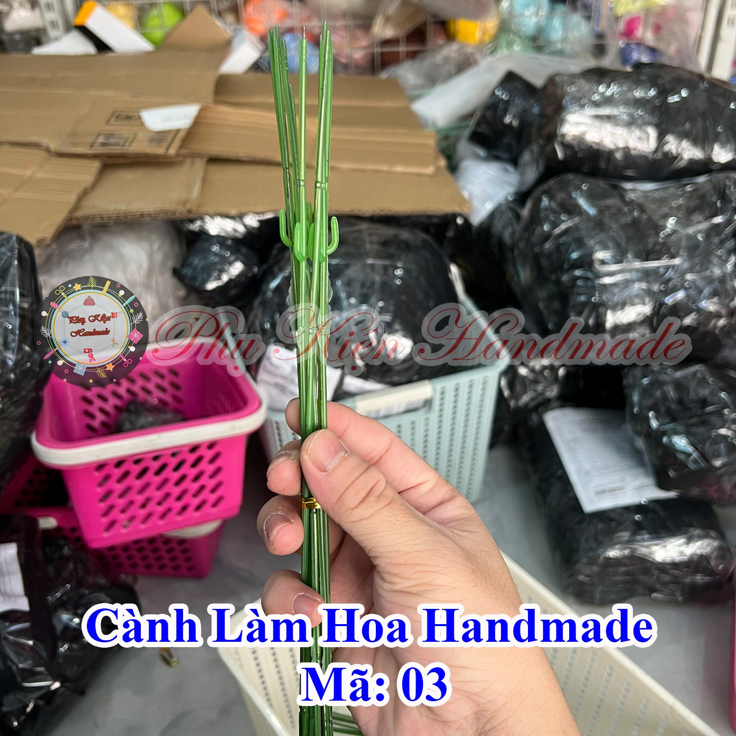 Cành làm hoa handmade