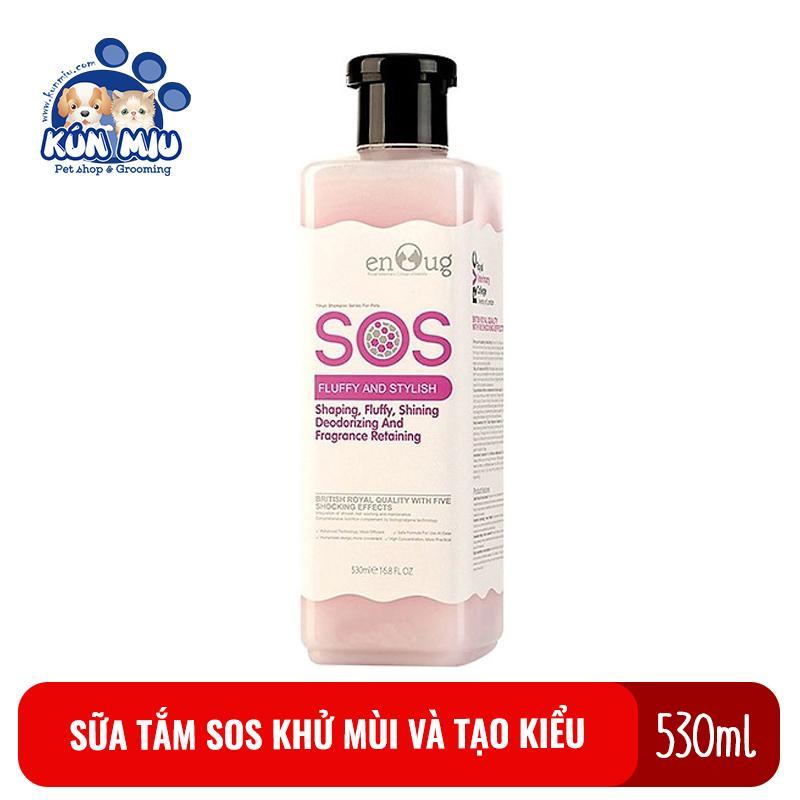 Sữa tắm SOS cho chó mèo giúp khử mùi và tạo kiểu chai 530ml màu hồng (HÀNG CHÍNH HÃNG)