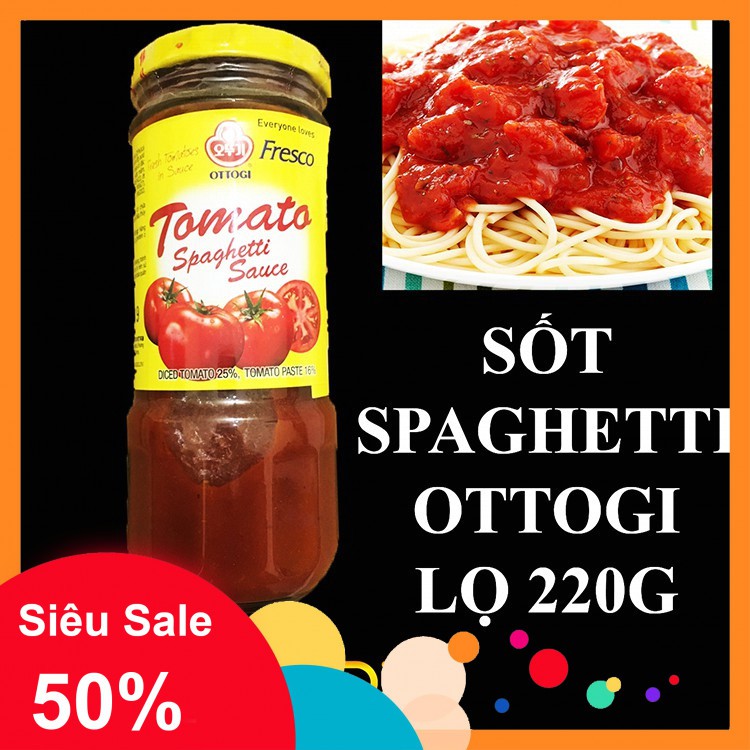 Sốt Spaghetti OTTOGI 220g