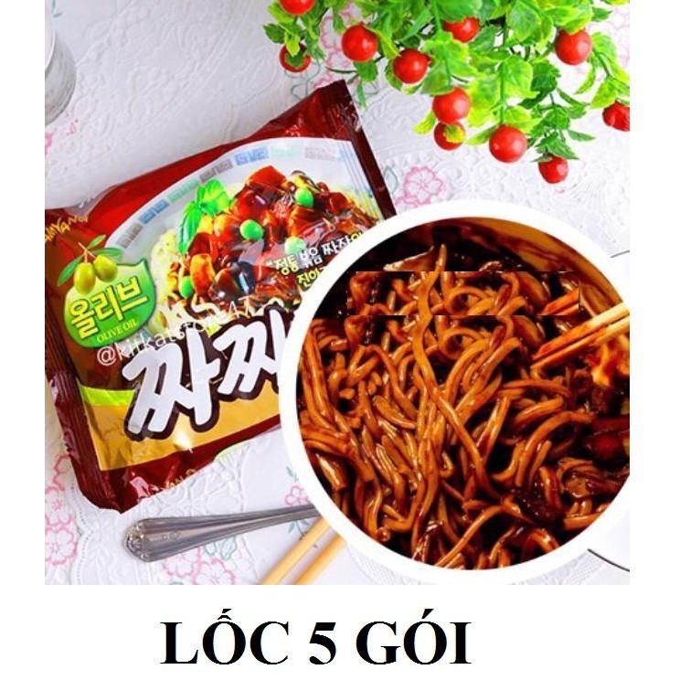 Combo 10 Mì Cay Samyang Trộn Tương Olive 140g