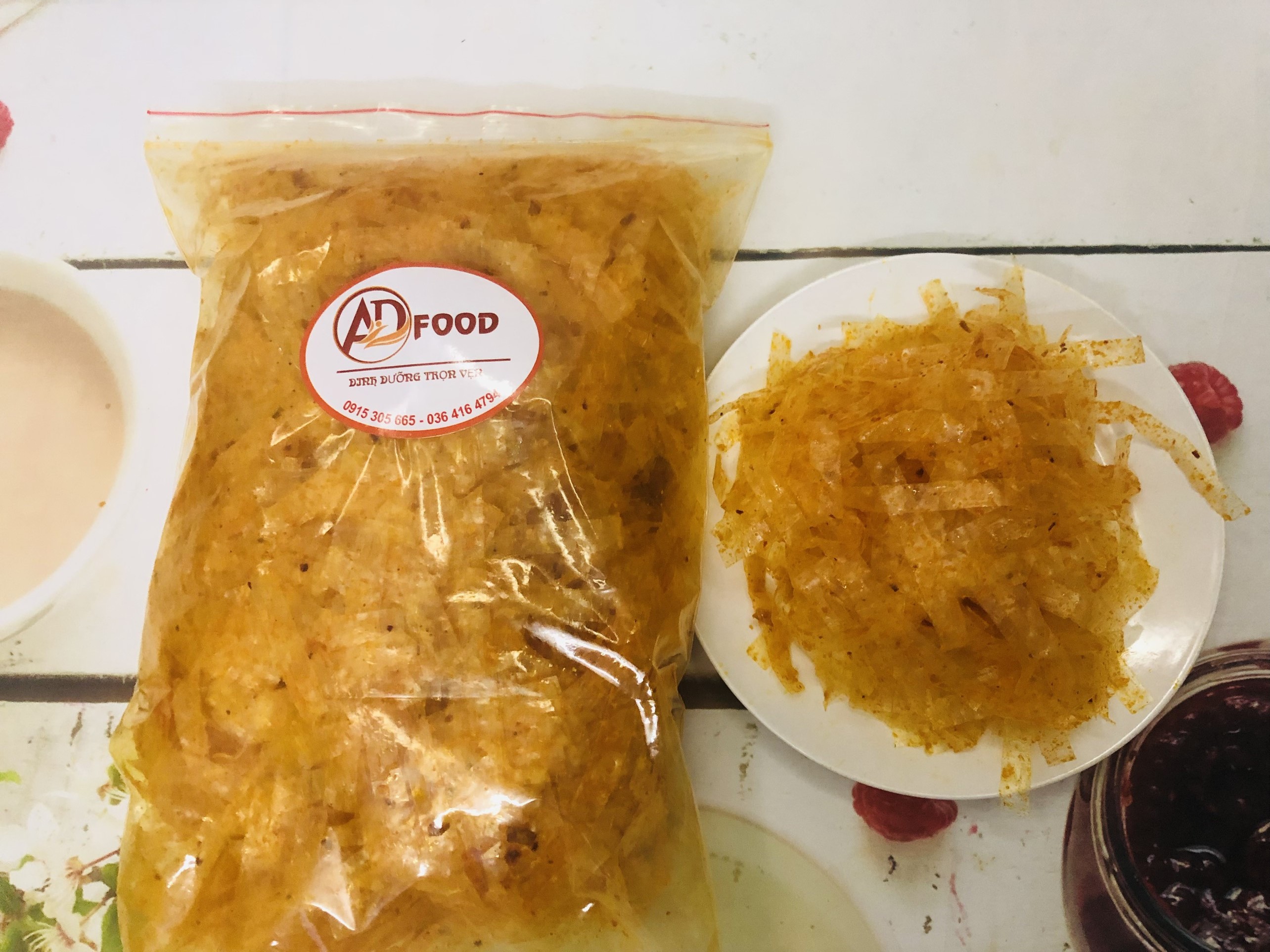 1kg bánh tráng trộn sate dạng sợi