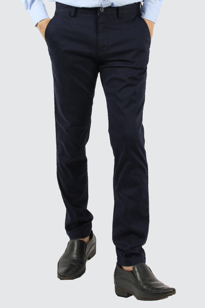 Quần dài khaki nam 1ply classic xanh đen 2300901