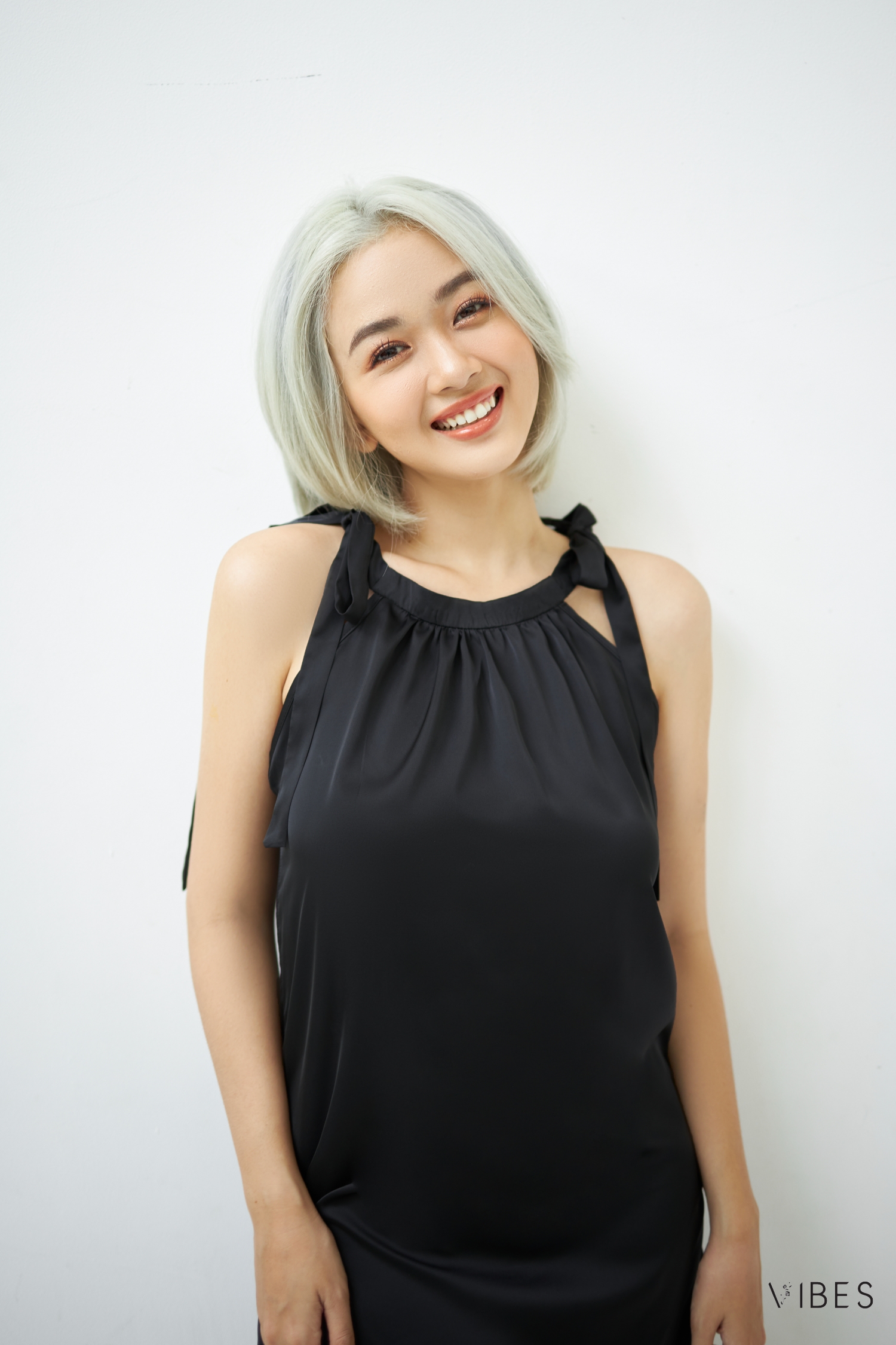 VIBES Váy ngủ lụa cao cấp Ink Tara Dress