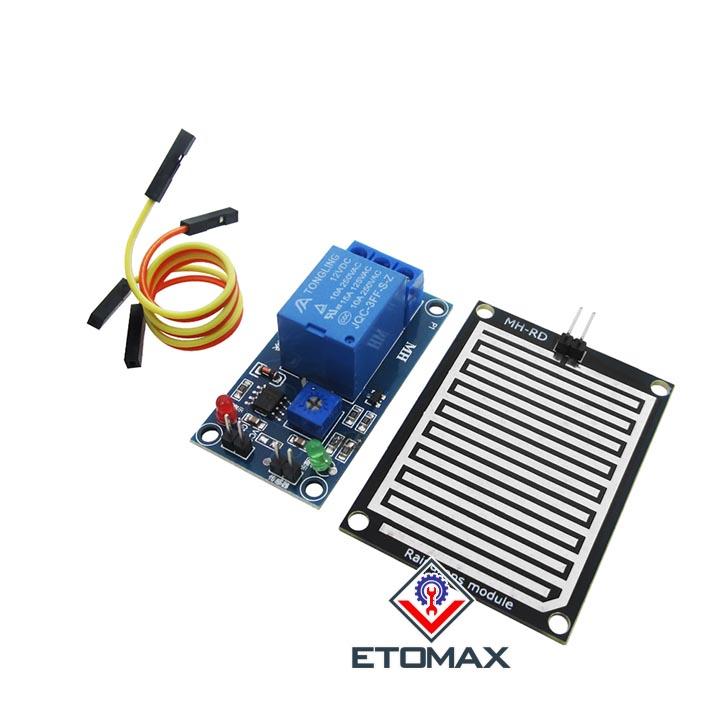 Mạch công tắc cảm biến nước mưa 12v