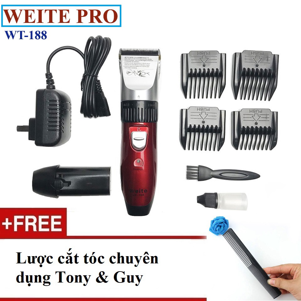 Tông đơ cắt tóc trẻ em, Tông đơ 2 pin Weite pro WT-188