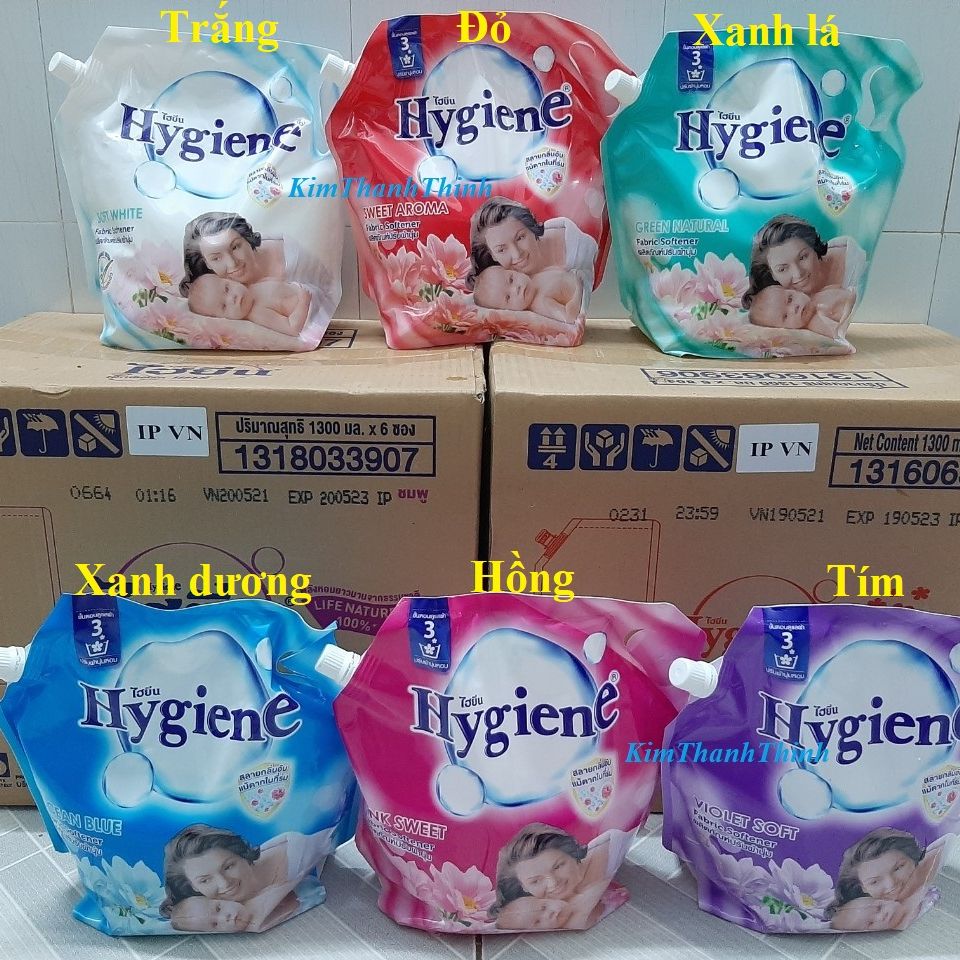 Nước xả mềm vải Thailand Hygiene 1800ml 1,8 Lít