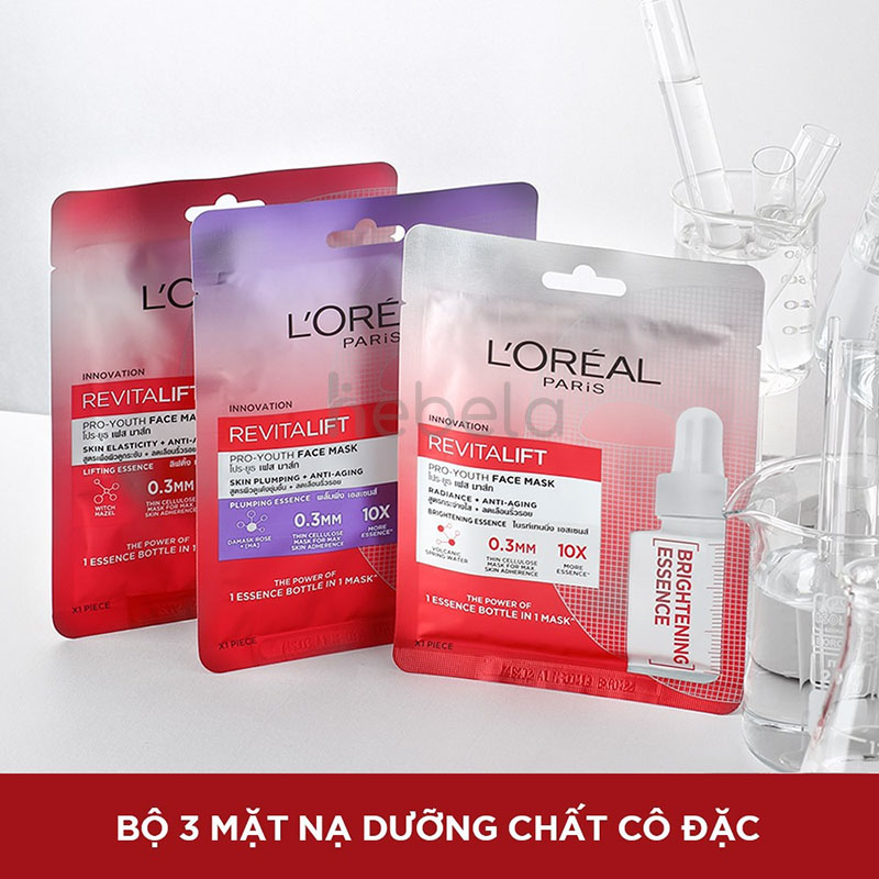 Mặt Nạ Giấy Dưỡng Chất Cô Đặc L'Oréal Paris Săn Chắc Da 30g