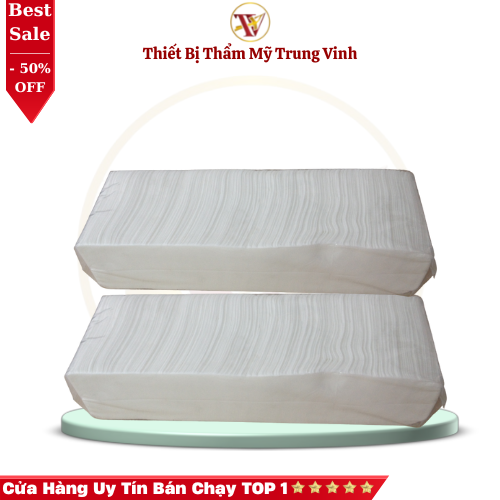 GIẤY LAU MẶT (Cây 200 tờ LOẠI DÀY) DÙNG CHO SPA, THẪM MỸ VIỆN