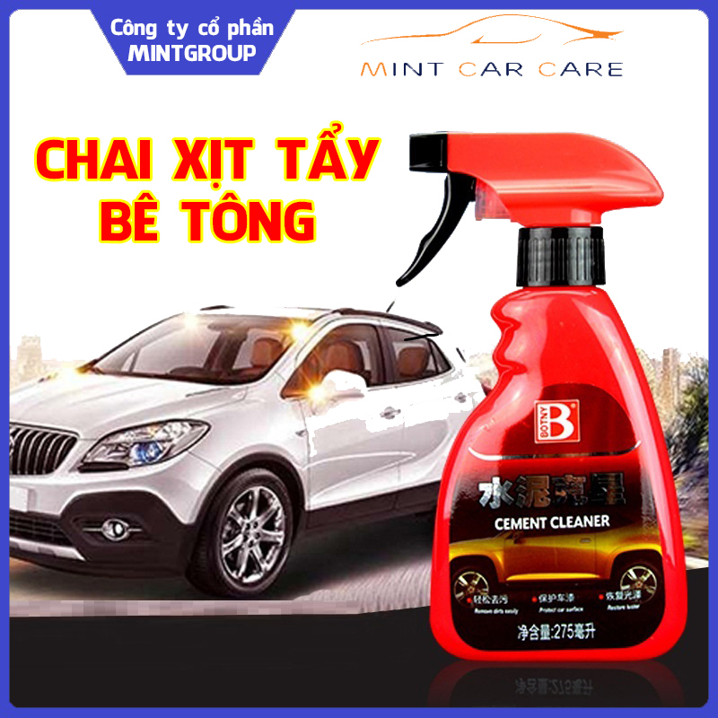 Chai xịt tẩy bê tông dính trên ô tô Botny B-2085 an toàn hiệu quả dung tích 275ml