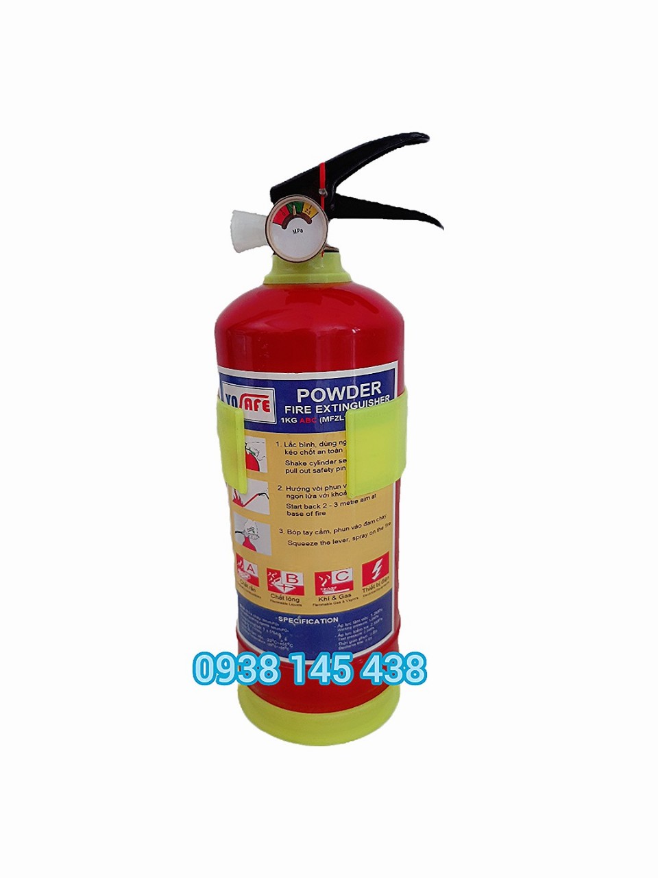 Fire extinguisher/fire extinguisher ABC 2kg MFZL2 (real picture 100%)