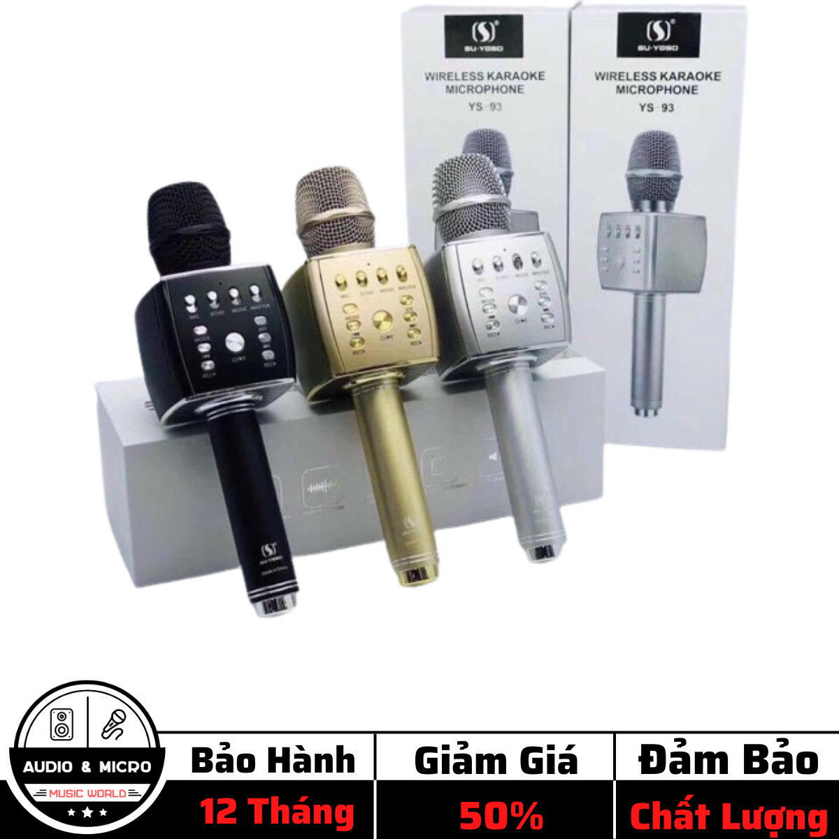 Micro Bluetooth Karaoke YS91/Y98 JVJ hỗ trợ khe cắm thẻ nhớ, Mic bluetooth, Loa bluetooth, micro không dây, Loa karaoke, Mic loa bluetooth, loa bluetooth bảo hành 6 tháng, Micro Bluetooth, Micro không dây, mic bluetooth Bh 6 Tháng