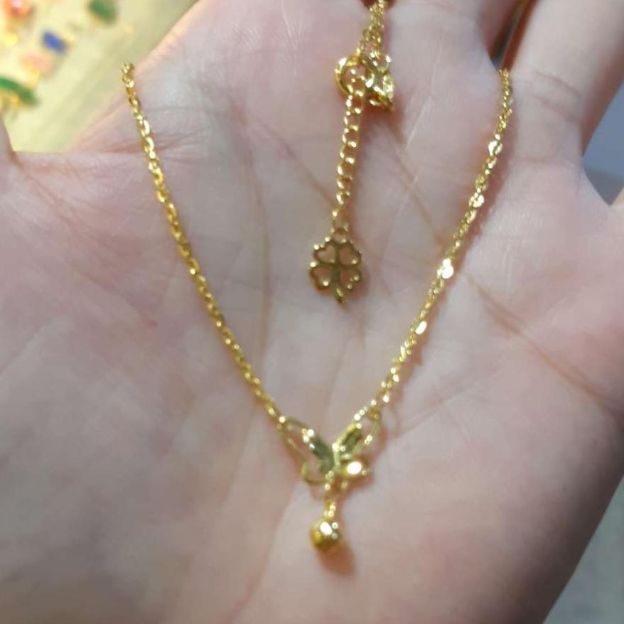 Lắc chân vàng tây xinh xắn