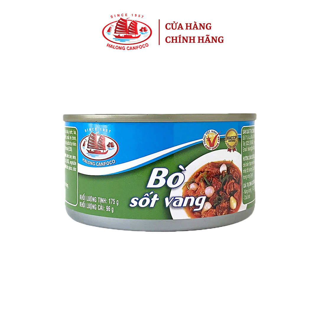 Thịt bò sốt vang 175g - Đồ Hộp Hạ Long