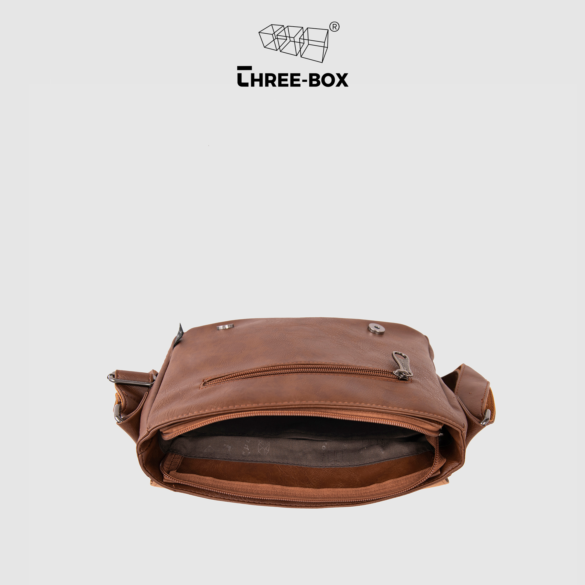 Cặp da đeo chéo cho ipad Unisex Three-box - MS3539