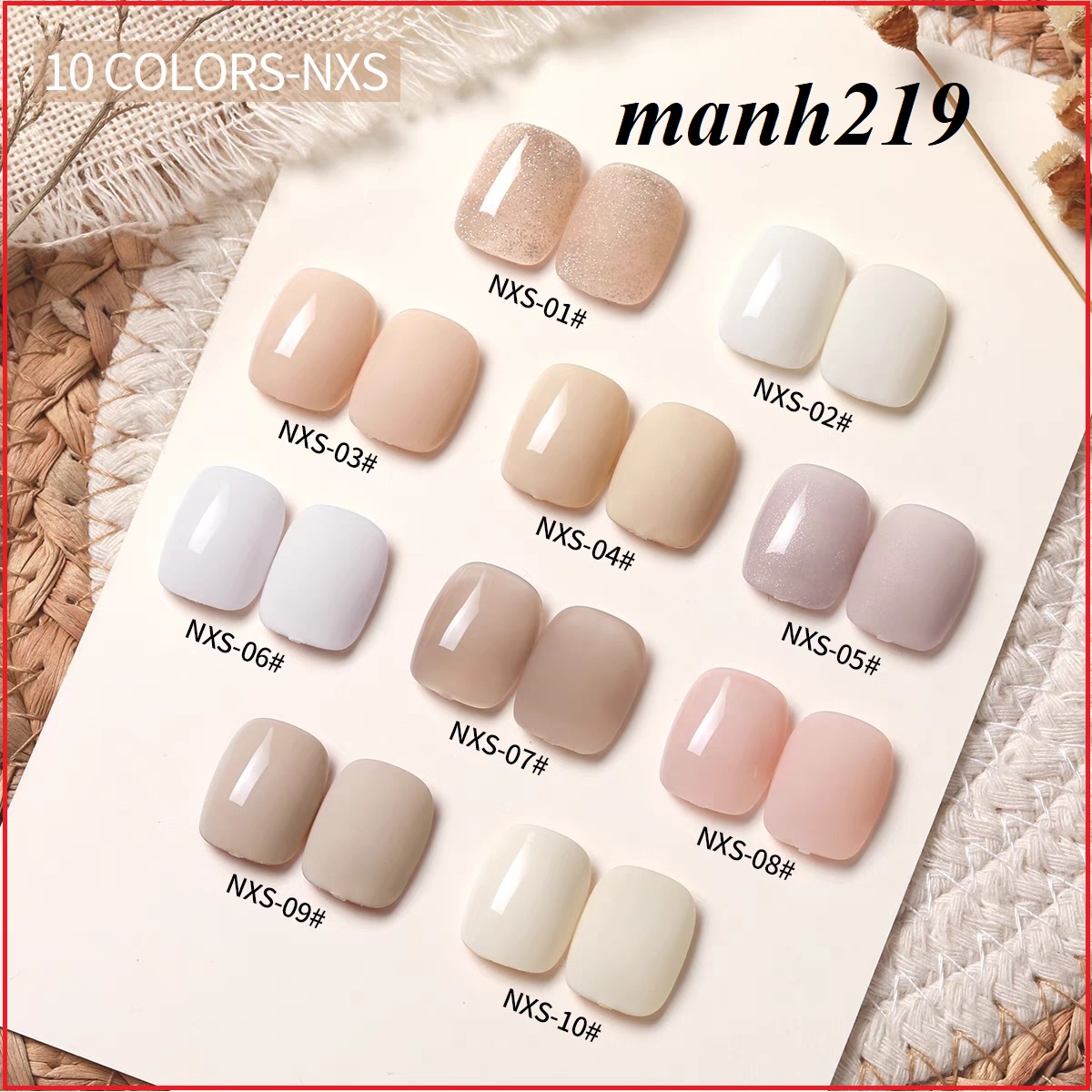 Sơn Gel AS mã NSX chai 15ml - sinailmi