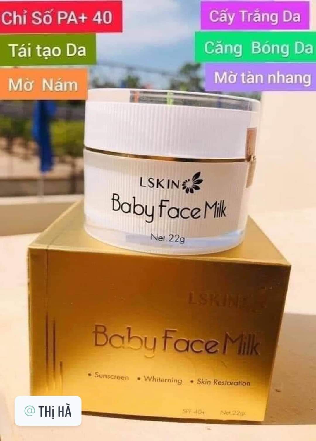 KEM FACE SỮA BABY MILK LSKIN