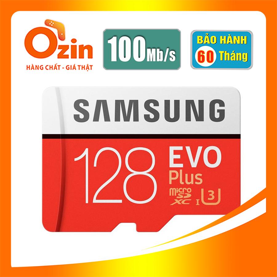 Thẻ nhớ micro SD samsung Evo plus 128GB 100Mb s video 4k