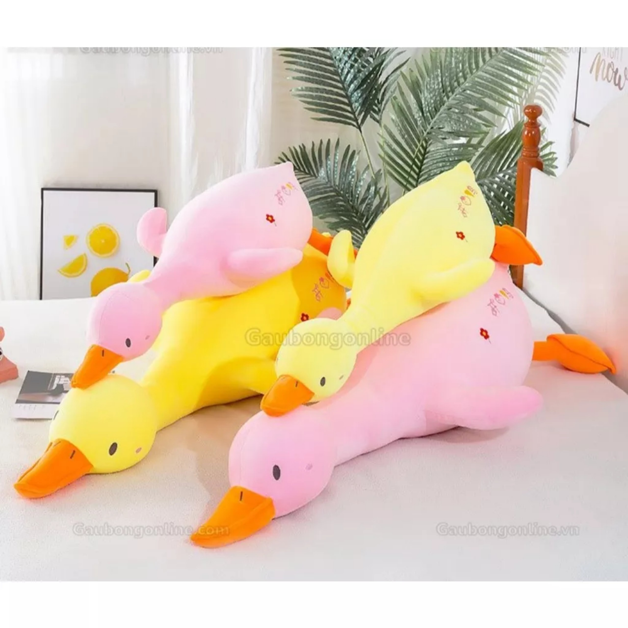 Gấu bông vịt Hồng kute size 60cm